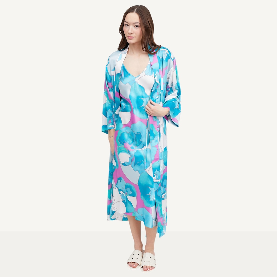Image 122093_ALTMORE1.jpg, Product 122-093 / Price $69.88, N Natori Floria Printed Satin Robe from N Natori on TSC.ca's Fashion department