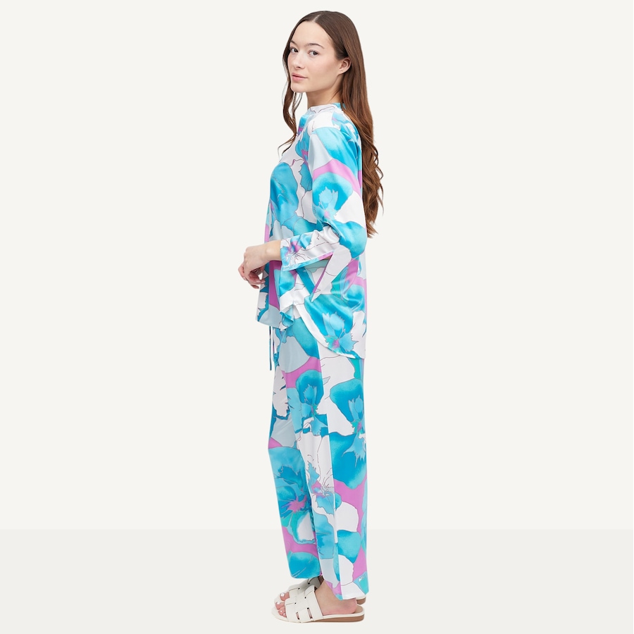 Image 122095_ALTMORE2.jpg, Product 122-095 / Price $69.88, N Natori Floria Printed Satin Mandarin PJ Set from N Natori on TSC.ca's Fashion department
