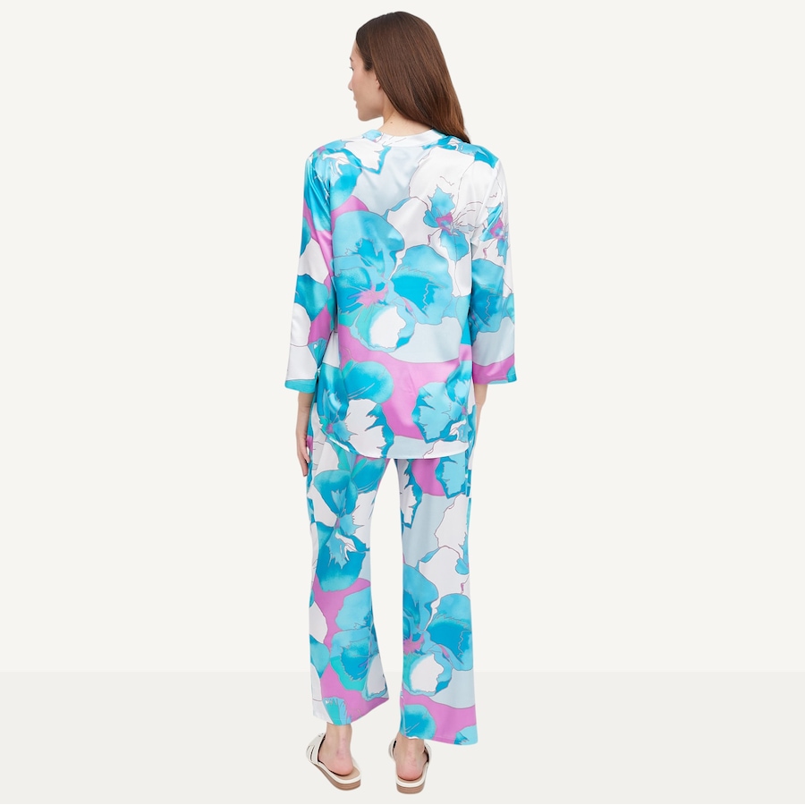 Image 122095_ALTMORE4.jpg, Product 122-095 / Price $69.88, N Natori Floria Printed Satin Mandarin PJ Set from N Natori on TSC.ca's Fashion department