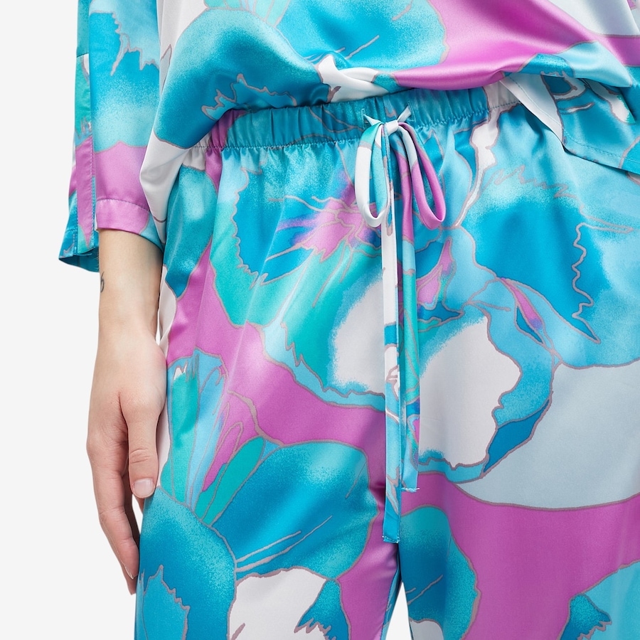 Image 122095_ALTMORE5.jpg, Product 122-095 / Price $69.88, N Natori Floria Printed Satin Mandarin PJ Set from N Natori on TSC.ca's Fashion department