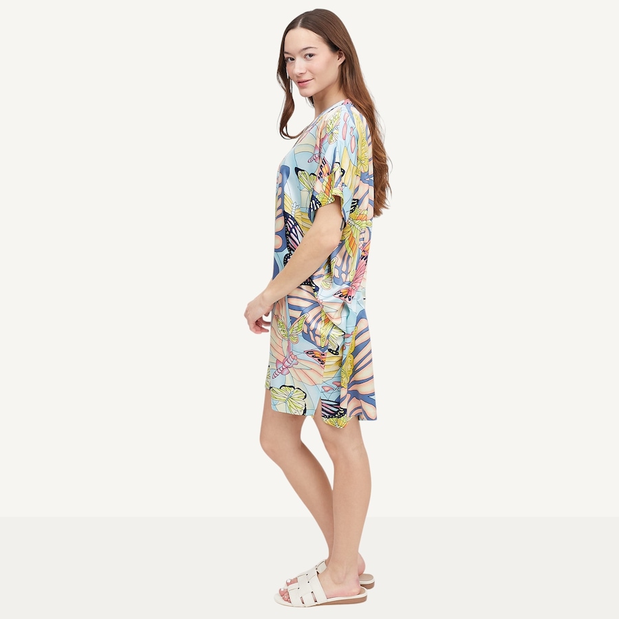 Image 122096_ALTMORE1.jpg, Product 122-096 / Price $69.88, N Natori Papillon Silky Satin Sleep Shirt from N Natori on TSC.ca's Fashion department