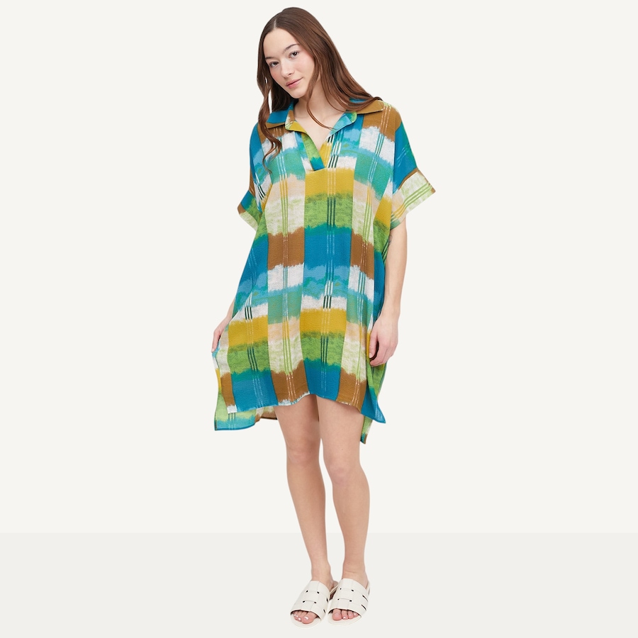 Image 122101_GRMU.jpg, Product 122-101 / Price $74.88, N Natori 24/7 Sunset Crinkle Dolman Shirtdress from N Natori on TSC.ca's Fashion department