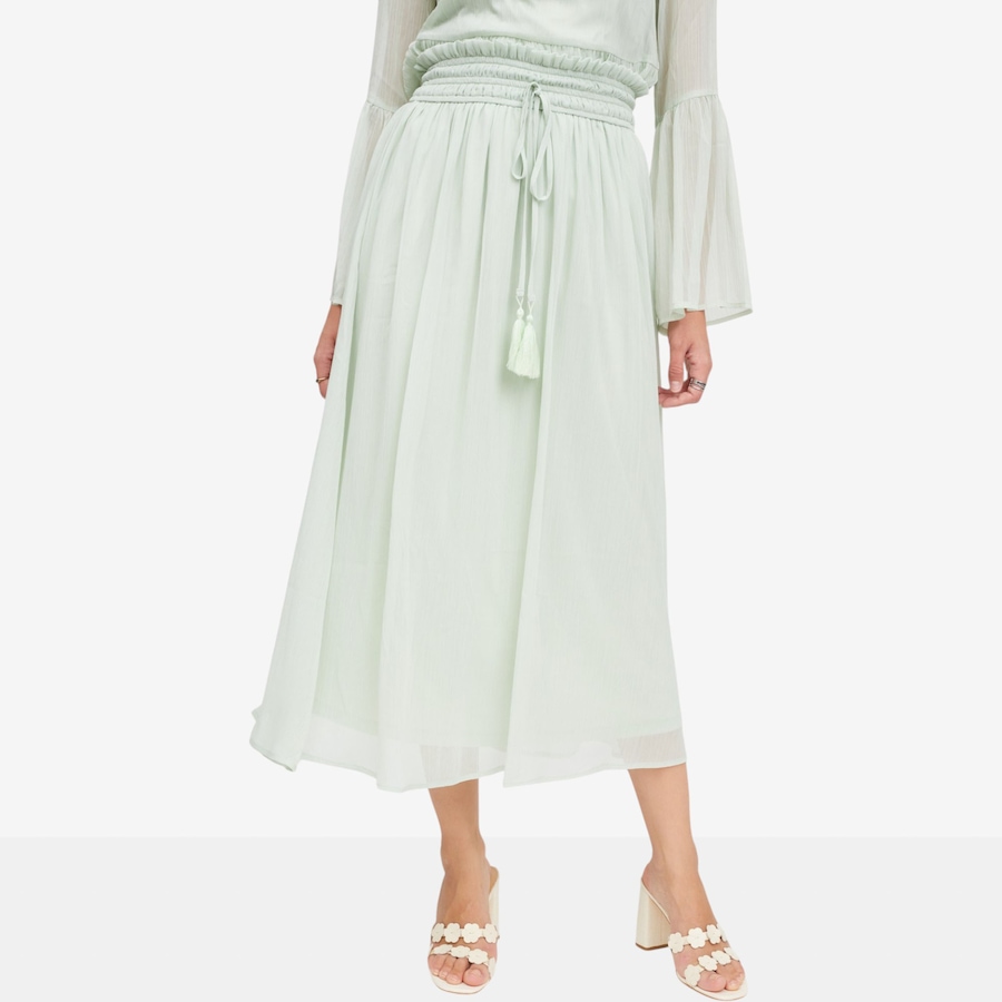 Image 122111_SAG.jpg, Product 122-111 / Price $39.88, Tower Hill by Christie Brinkley Boho Maxi Skirt with Elastic Drawstring from Tower Hill on TSC.ca's Fashion department