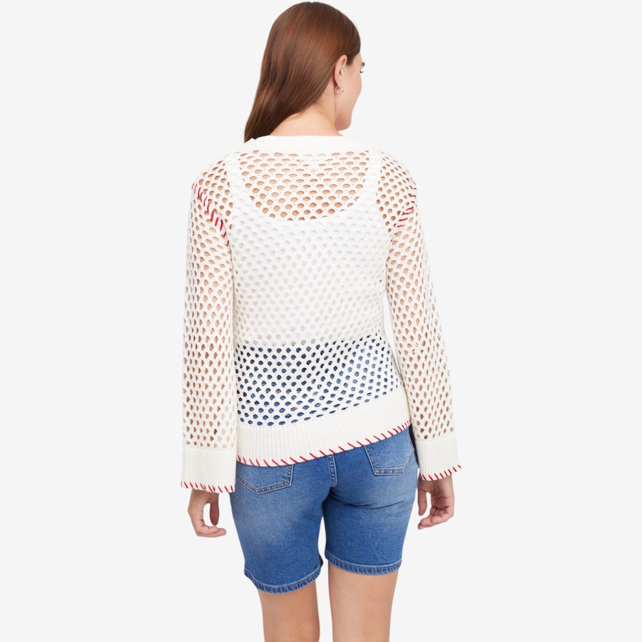 Image 122112_ALTMORE5.jpg, Product 122-112 / Price $49.88, Tower Hill by Christie Brinkley Cropped Knit Maple Leaf Sweater from Tower Hill on TSC.ca's Fashion department