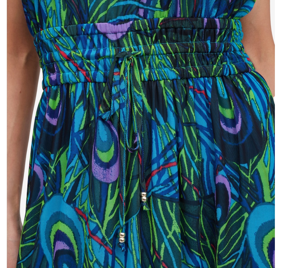 Image 122131_ALTMORE4.jpg, Product 122-131 / Price $59.99, C Wonder Printed Mesh Flutter Sleeve Maxi Dress from C. Wonder on TSC.ca's Fashion department