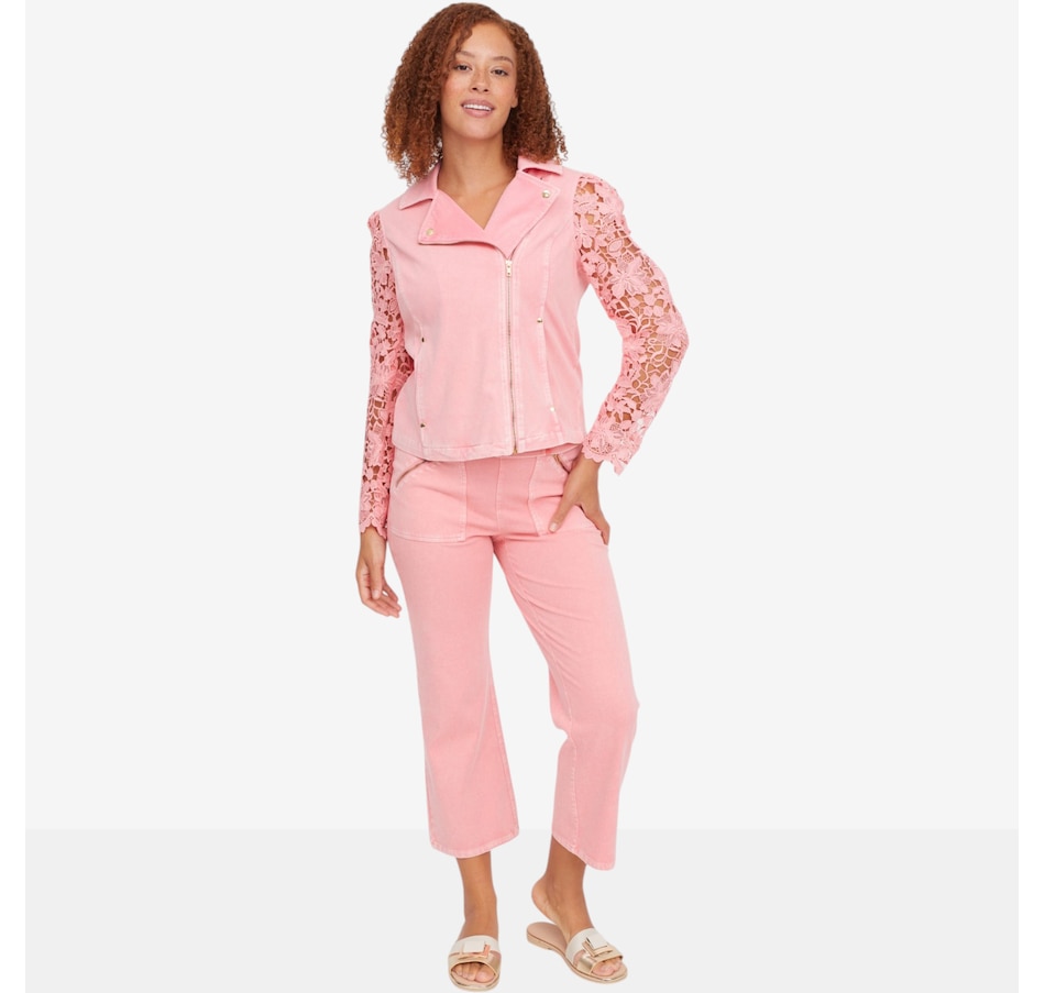 Image 122133_ALTMORE2.jpg, Product 122-133 / Price $59.99, C Wonder Lace Sleeve Fashion Moto Jacket from C. Wonder on TSC.ca's Fashion department