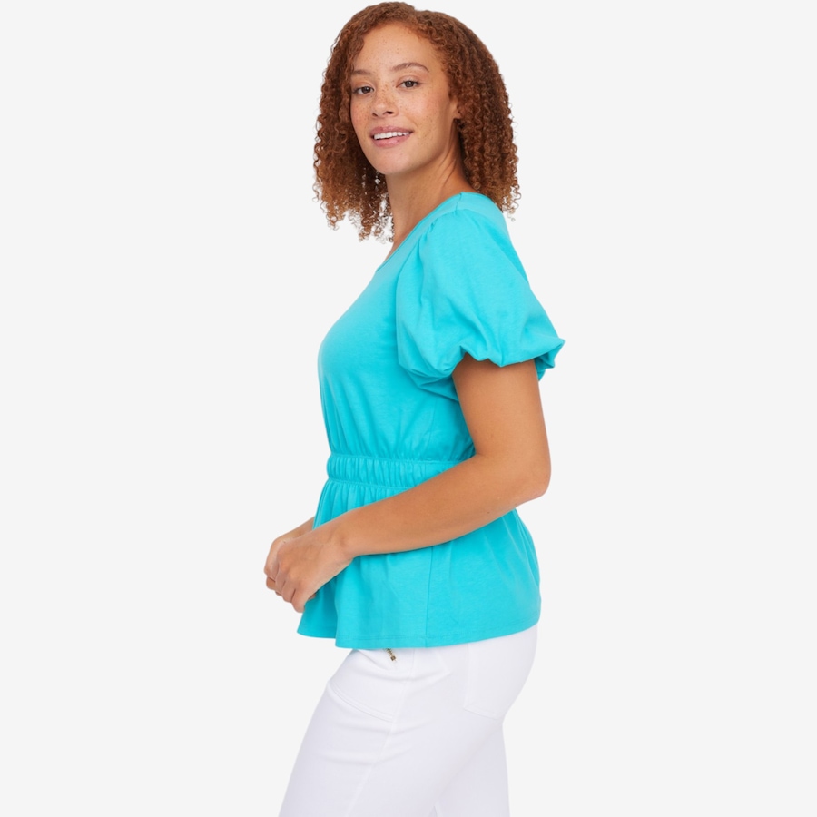 Image 122135_ALTMORE2.jpg, Product 122-135 / Price $34.88, C Wonder Gathered Waist Puff Short Sleeve Top from C. Wonder  on TSC.ca's Fashion department