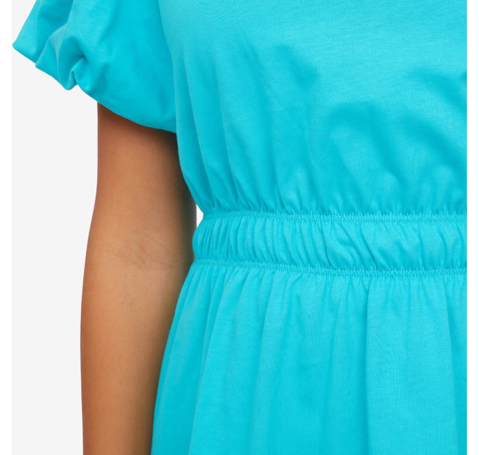 Image 122135_ALTMORE3.jpg, Product 122-135 / Price $44.99, C Wonder Gathered Waist Puff Short Sleeve Top from C. Wonder on TSC.ca's Fashion department