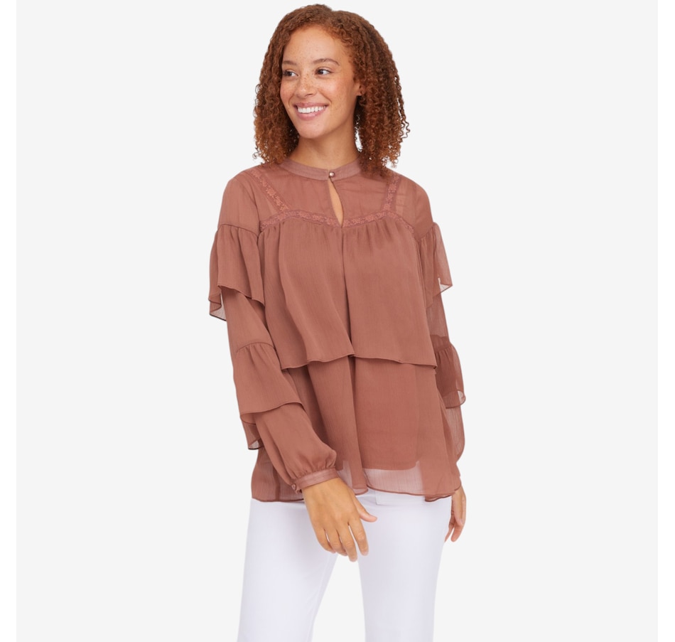 Image 122138_TRU.jpg, Product 122-138 / Price $69.99, C Wonder Ruffle Tiered Top from C. Wonder on TSC.ca's Fashion department