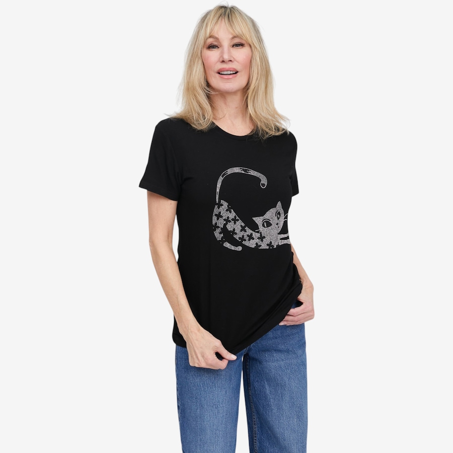 Image 122146_BKCAT.jpg, Product 122-146 / Price $69.88, Brian Bailey Embellished Tee from Brian Bailey on TSC.ca's Fashion department