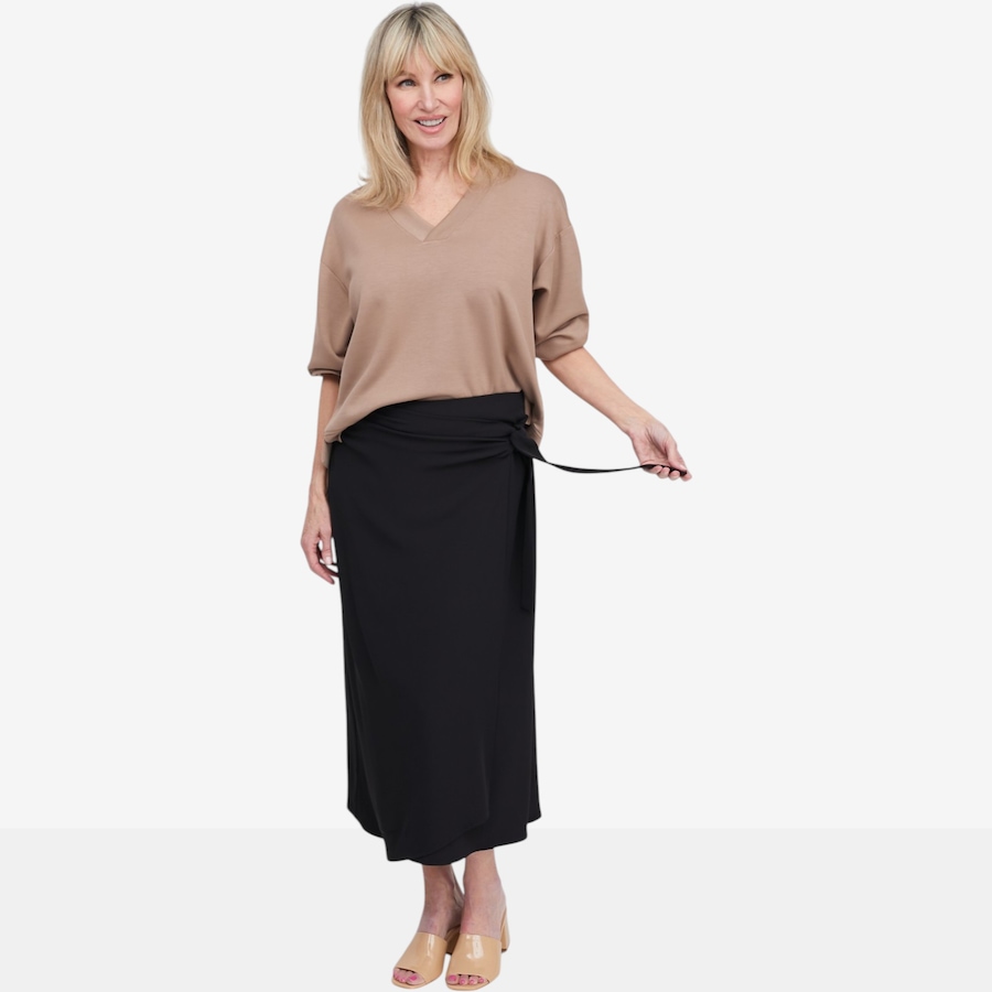 Image 122153_ALTMORE1.jpg, Product 122-153 / Price $89.88, Brian Bailey Scuba V-Neck Top from Brian Bailey on TSC.ca's Fashion department