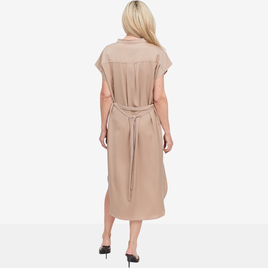 Image 122156_ALTMORE2.jpg, Product 122-156 / Price $134.88, Brian Bailey Andrea Button Front Satin Dress with Tie Belt from Brian Bailey on TSC.ca's Fashion department