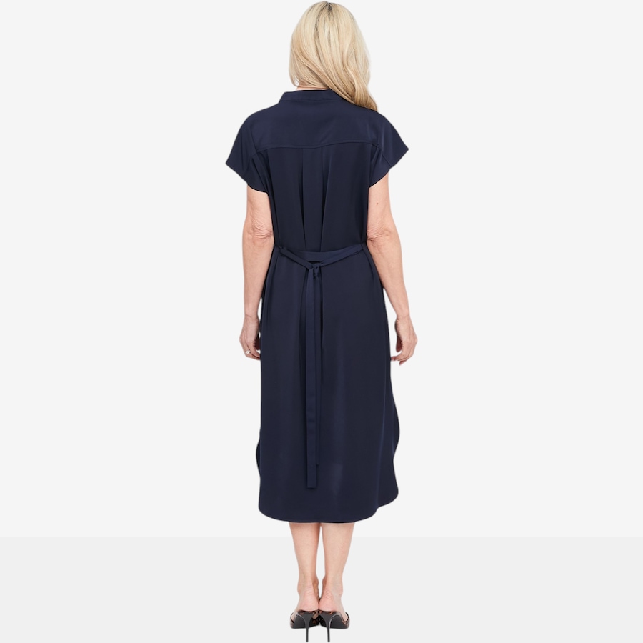 Image 122156_ALTMORE3.jpg, Product 122-156 / Price $134.88, Brian Bailey Andrea Button Front Satin Dress with Tie Belt from Brian Bailey on TSC.ca's Fashion department