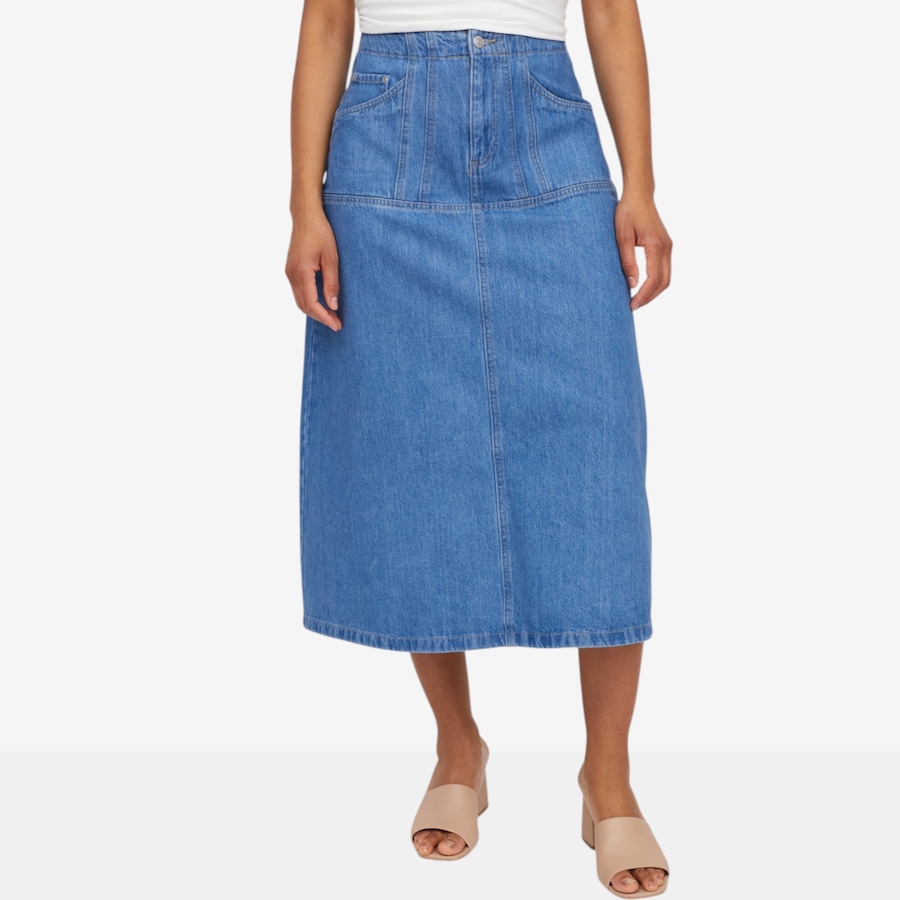 Image 122160_MIDBE.jpg, Product 122-160 / Price $99.88, Brian Bailey Denim Skirt from Brian Bailey on TSC.ca's Fashion department