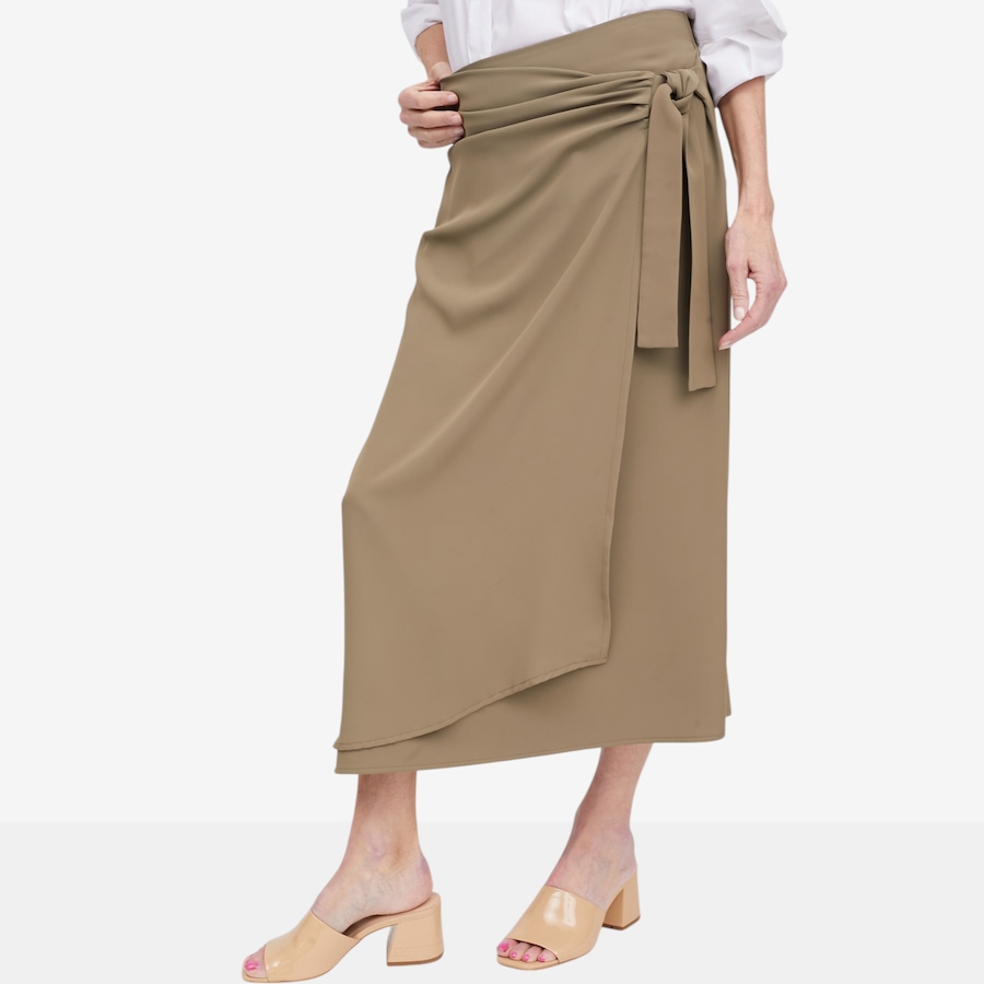 Image 122161_OLI.jpg, Product 122-161 / Price $59.33, Brian Bailey Gathered Wrap Skirt from Brian Bailey on TSC.ca's Fashion department