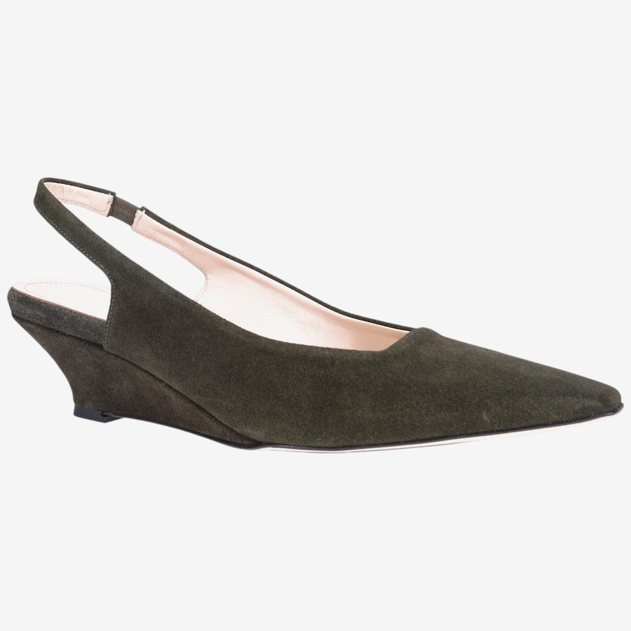 Image 122209_HGR.jpg, Product 122-209 / Price $495.00, Ron White Bryne Slim Wedge Slingback from Ron White on TSC.ca's Shoes department