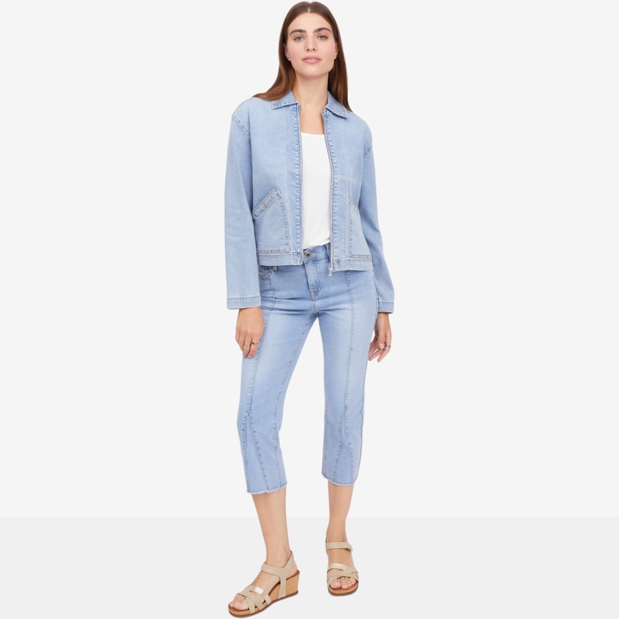 Image 122248_ALTMORE3.jpg, Product 122-248 / Price $99.99, Diane Gilman Legacy Stretch Paneled Straight Crop Jean from DG2 by Diane Gilman on TSC.ca's Fashion department
