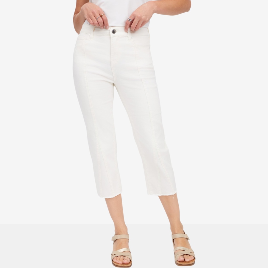 Image 122248_PO.jpg, Product 122-248 / Price $99.99, Diane Gilman Legacy Stretch Paneled Straight Crop Jean from DG2 by Diane Gilman on TSC.ca's Fashion department
