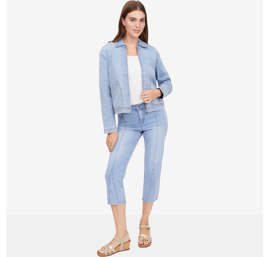 Image 122250_ALTMORE6.jpg, Product 122-250 / Price $109.99, Diane Gilman Legacy Stretch Embellished Pocket Zip-Up Jacket from DG2 by Diane Gilman on TSC.ca's Fashion department