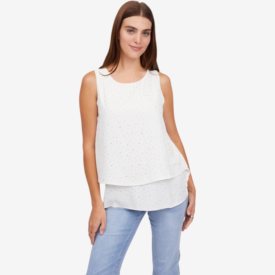 Image 122253_PO.jpg, Product 122-253 / Price $74.99, Diane Gilman Everyday Jersey Hotfix Easy Tank from DG2 by Diane Gilman on TSC.ca's Fashion department