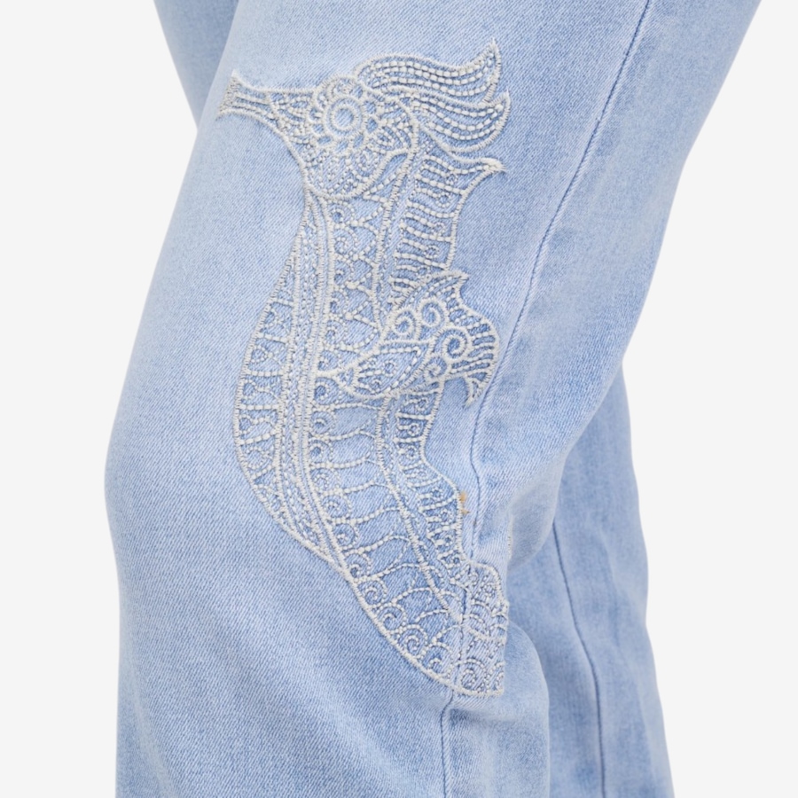 Image 122266_ALTMORE2.jpg, Product 122-266 / Price $69.88, Diane Gilman New Classic Stretch Embroidered Straight Leg Jean from DG2 by Diane Gilman on TSC.ca's Fashion department