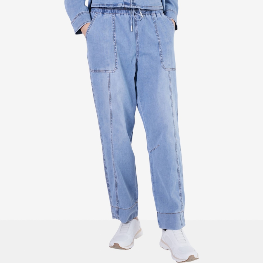 Image 122272_CHA.jpg, Product 122-272 / Price $79.99, Diane Gilman Pull-On Utility Tapered Pant from DG2 by Diane Gilman on TSC.ca's Fashion department