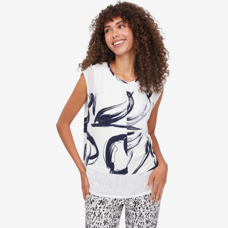 Image 122297_PRI.jpg, Product 122-297 / Price $79.99, Wynne Layers Mixed Media Top from Wynnelayers on TSC.ca's Fashion department