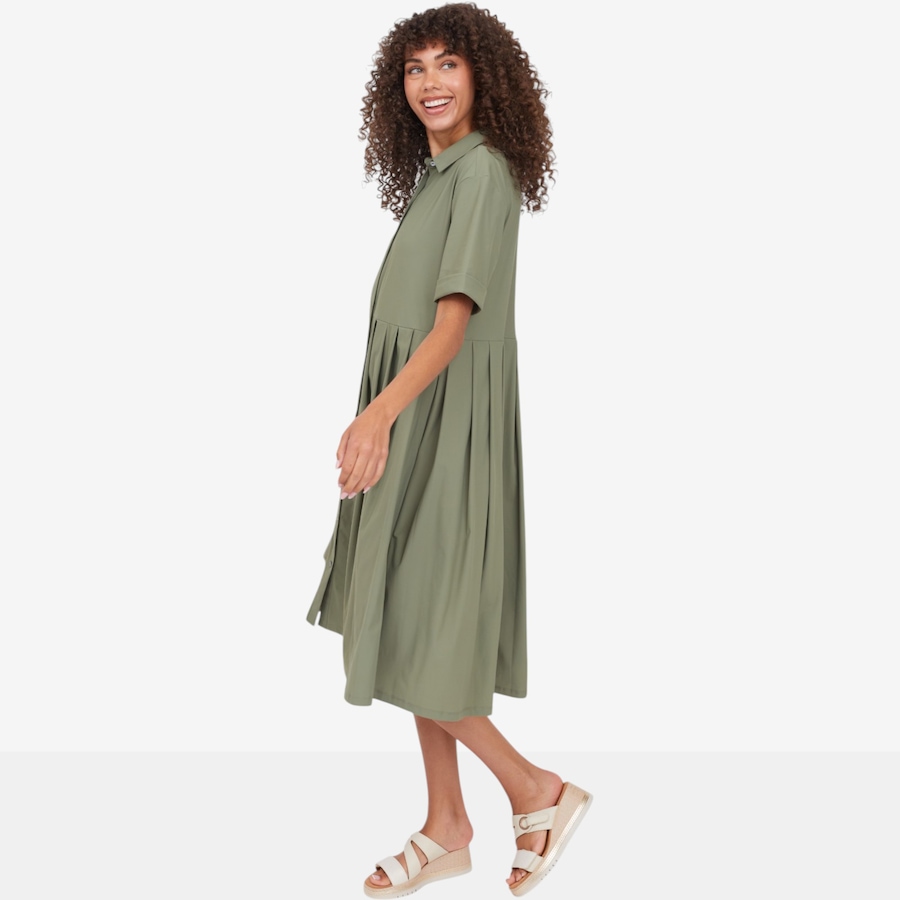 Image 122300_ALTMORE3.jpg, Product 122-300 / Price $84.88, Wynne Layers Stretch Tech Pleated Dress from Wynnelayers on TSC.ca's Fashion department