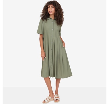 Wynne Layers Stretch Tech Pleated Dress