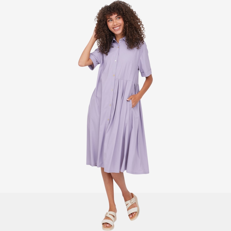Image 122300_LAV.jpg, Product 122-300 / Price $84.88, Wynne Layers Stretch Tech Pleated Dress from Wynnelayers on TSC.ca's Fashion department