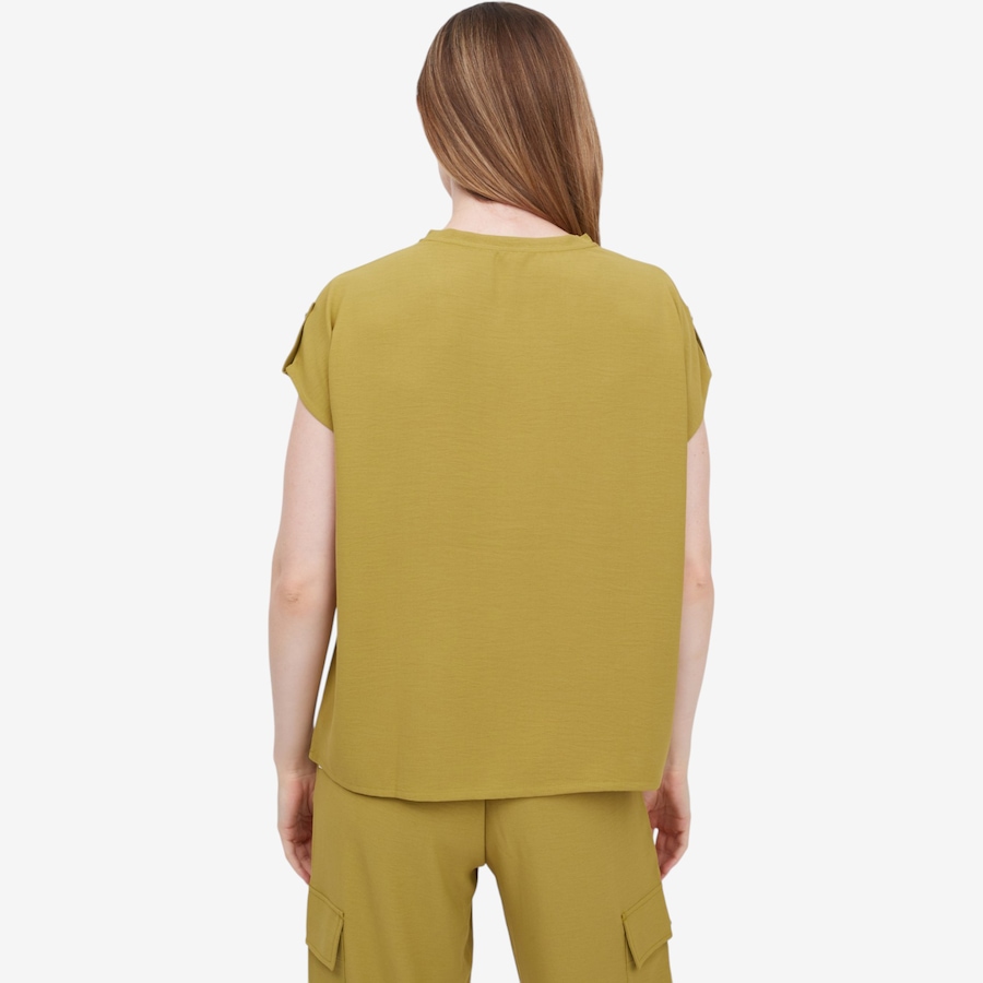 Image 122305_ALTMORE2.jpg, Product 122-305 / Price $79.99, Wynne Layers Stretch Crepe Utility Tee from Wynnelayers on TSC.ca's Fashion department