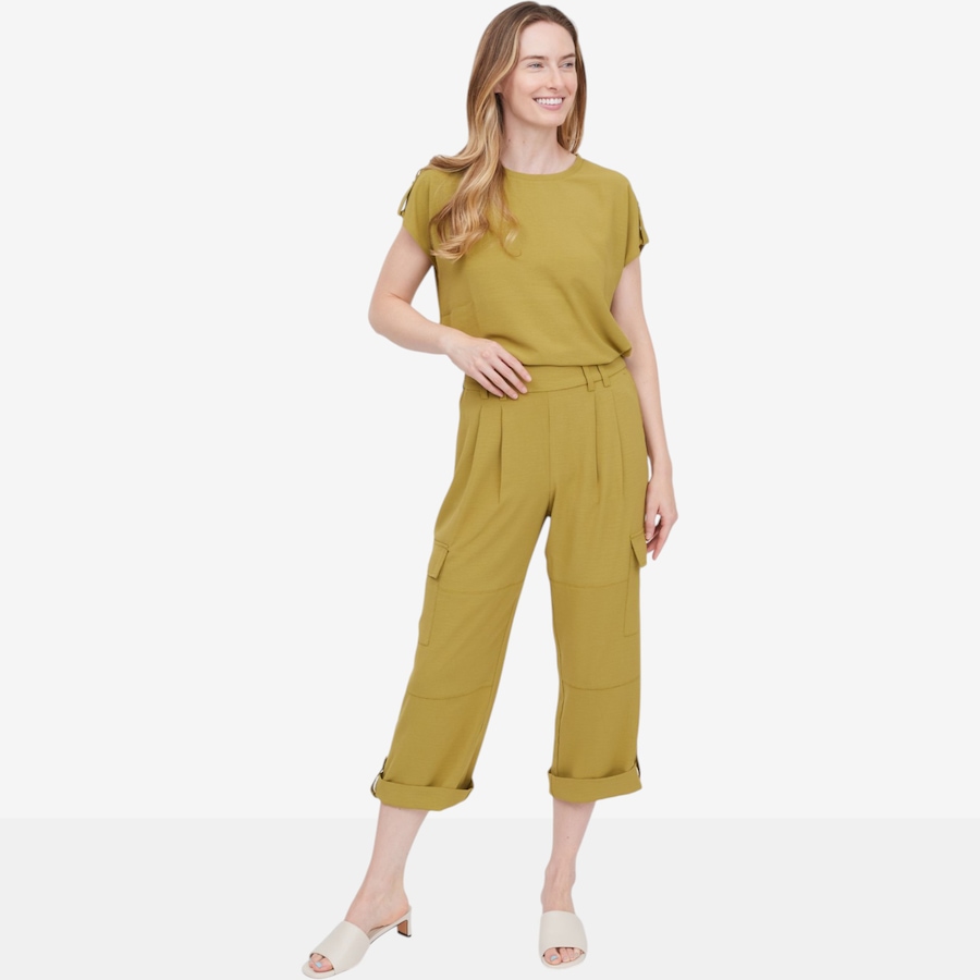 Image 122306_ALTMORE5.jpg, Product 122-306 / Price $119.99, Wynne Layers Stretch Crepe Utility Pant from Wynnelayers on TSC.ca's Fashion department