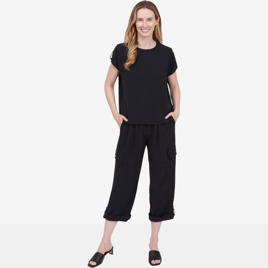 Image 122306_ALTMORE6.jpg, Product 122-306 / Price $119.99, Wynne Layers Stretch Crepe Utility Pant from Wynnelayers on TSC.ca's Fashion department