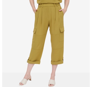 Wynne Layers Stretch Crepe Utility Pant