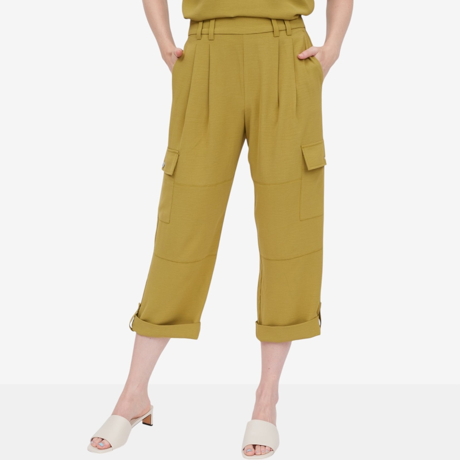 Image 122306_OGN.jpg, Product 122-306 / Price $119.99, Wynne Layers Stretch Crepe Utility Pant from Wynnelayers on TSC.ca's Fashion department