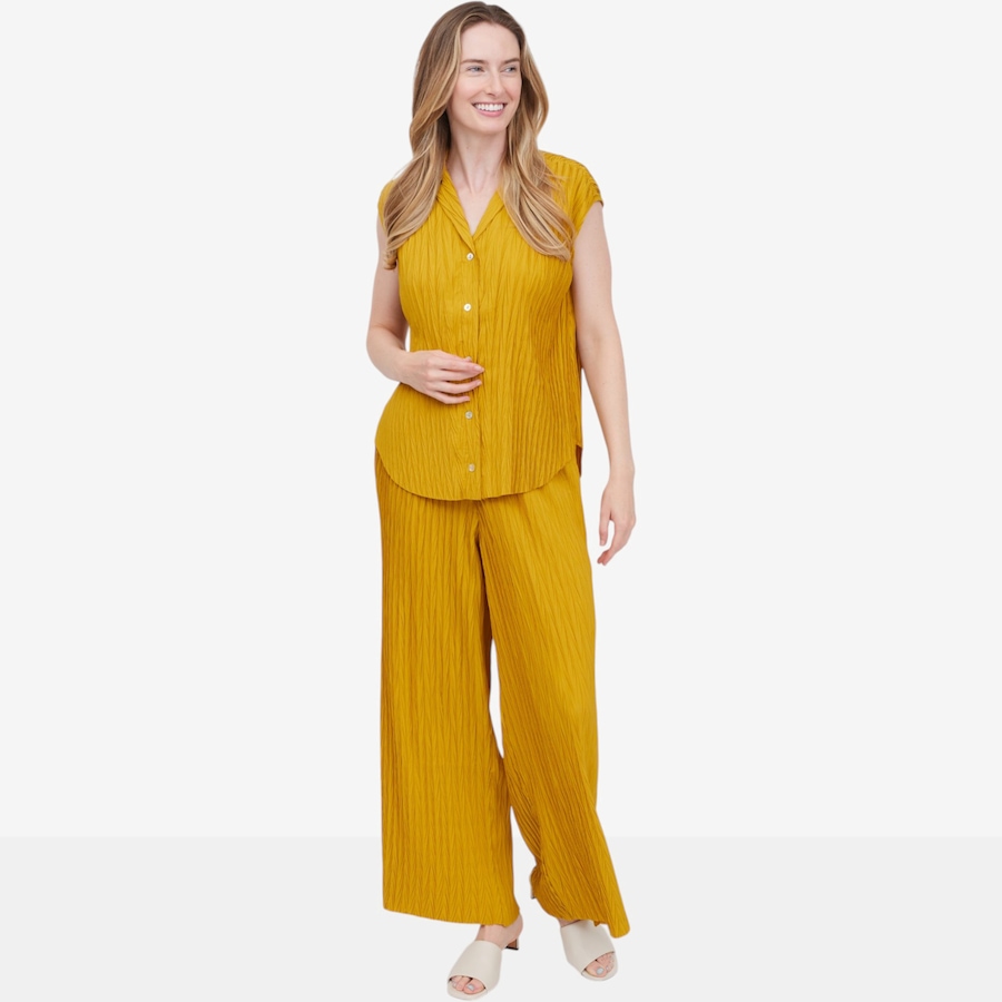 Image 122308_ALTMORE4.jpg, Product 122-308 / Price $109.99, Wynne Layers Crinkle Plisse Pant from Wynnelayers on TSC.ca's Fashion department