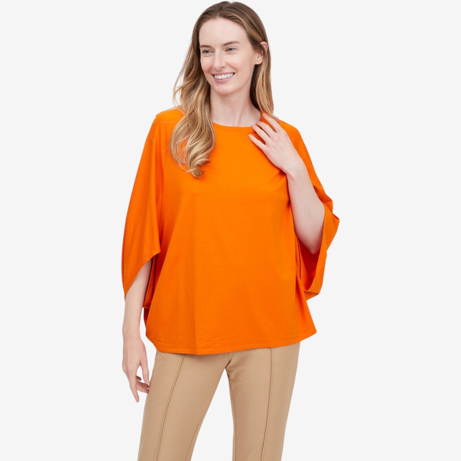 Image 122312_SSE.jpg, Product 122-312 / Price $79.99, Wynne Layers Raglan Sleeve Cape Top from Wynnelayers on TSC.ca's Fashion department