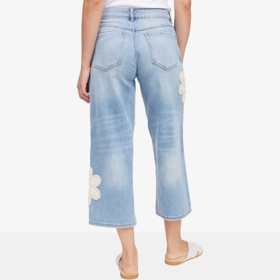 Image 122378_ALTMORE4.jpg, Product 122-378 / Price $39.33, claudia ev Wide Crop Jeans with Crochet from claudia ev on TSC.ca's Fashion department