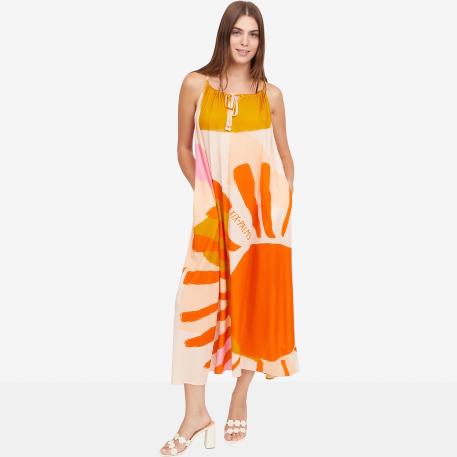 Image 122382_SUMLD.jpg, Product 122-382 / Price $59.88, claudia ev Wear 2 Ways Maxi Dress with Placement Print from claudia ev on TSC.ca's Fashion department