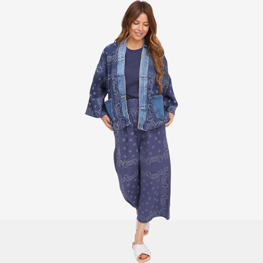 Image 122398_ALTMORE6.jpg, Product 122-398 / Price $79.88, Shannon Passero Bandana Short Kimono from Shannon Passero  on TSC.ca's Fashion department