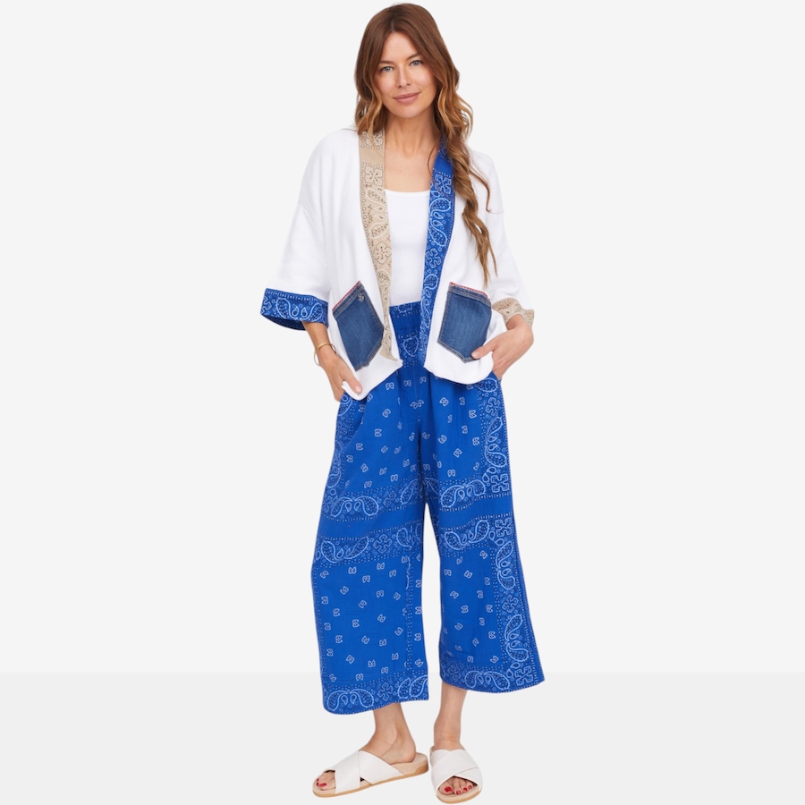 Image 122399_ALTMORE4.jpg, Product 122-399 / Price $134.99, Shannon Passero Bandana Crop Pant from Shannon Passero  on TSC.ca's Fashion department