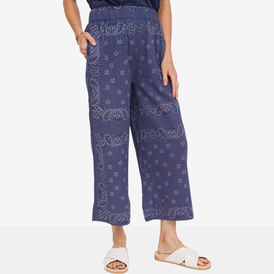 Image 122399_NVY.jpg, Product 122-399 / Price $134.99, Shannon Passero Bandana Crop Pant from Shannon Passero  on TSC.ca's Fashion department