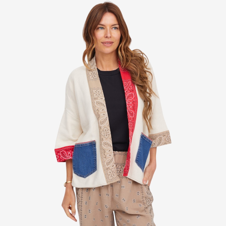 Image 122400_CMRSD.jpg, Product 122-400 / Price $179.99, Shannon Passero Bandana Cardigan from Shannon Passero  on TSC.ca's Fashion department