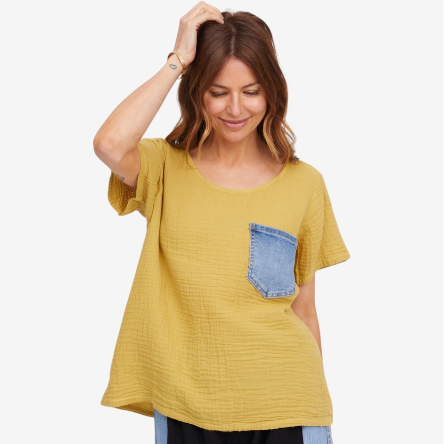 Image 122408_PEAR.jpg, Product 122-408 / Price $89.99, Shannon Passero Aletta Top from Shannon Passero  on TSC.ca's Fashion department