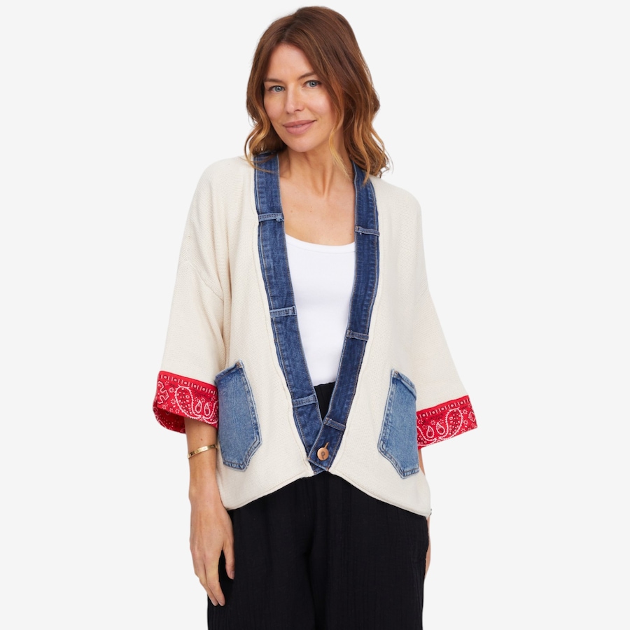 Image 122410_ALTMORE1.jpg, Product 122-410 / Price $199.99, Shannon Passero Bandana Rock Cardigan from Shannon Passero on TSC.ca's Fashion department