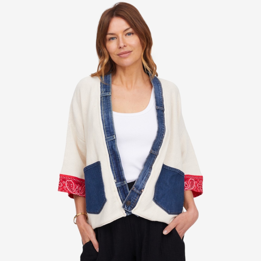 Image 122410_ALTMORE3.jpg, Product 122-410 / Price $199.99, Shannon Passero Bandana Rock Cardigan from Shannon Passero on TSC.ca's Fashion department