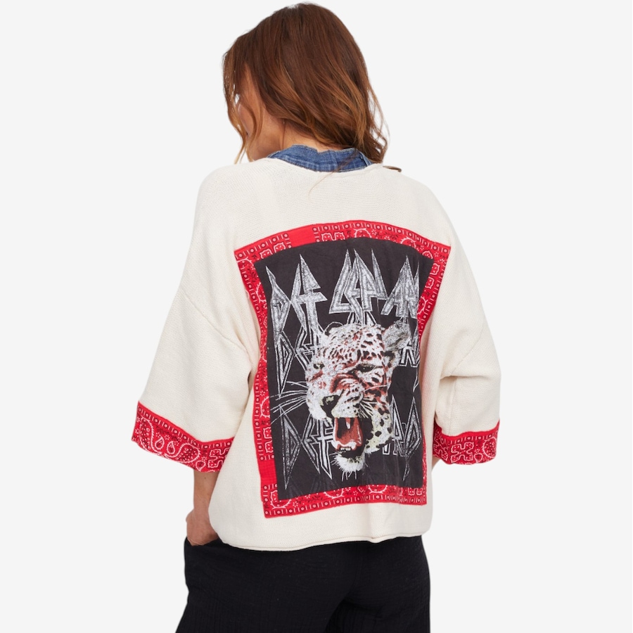 Image 122410_CDELD.jpg, Product 122-410 / Price $199.99, Shannon Passero Bandana Rock Cardigan from Shannon Passero on TSC.ca's Fashion department
