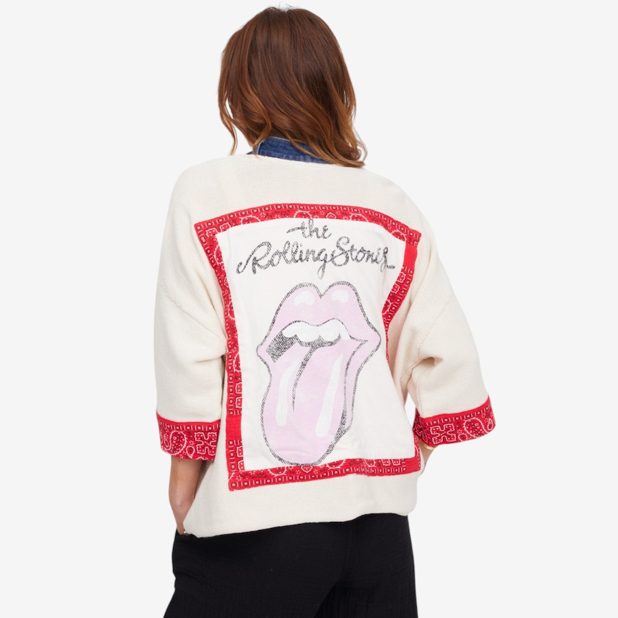 Image 122410_CROSS.jpg, Product 122-410 / Price $199.99, Shannon Passero Bandana Rock Cardigan from Shannon Passero on TSC.ca's Fashion department