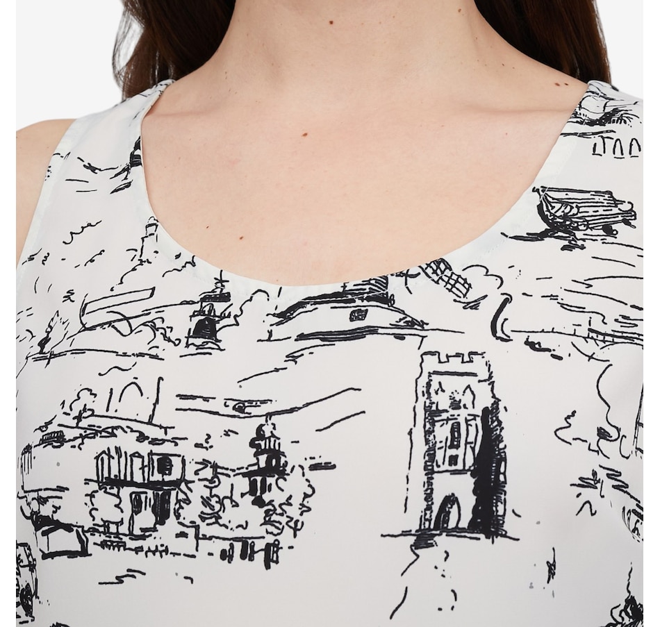 Image 122418_ALTMORE4.jpg, Product 122-418 / Price $69.99, Red Coral Printed Shift Dress with Pocket from Red Coral Fashions on TSC.ca's Fashion department