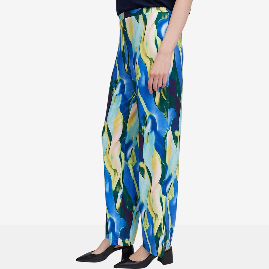 Image 122422_ALTMORE1.jpg, Product 122-422 / Price $49.88, Red Coral Printed Wide Leg Cropped Pant from Red Coral Fashions on TSC.ca's Fashion department